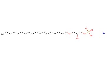OCTADECYL-PHOSPHO-RAC-<span class='lighter'>GLYCEROL</span> SODIUM SALT