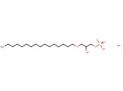 HEXADECYL-PHOSPHO-RAC-<span class='lighter'>GLYCEROL</span> SODIUM SALT