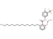 N-(4-<span class='lighter'>氯</span>-3-<span class='lighter'>三</span><span class='lighter'>氟</span>甲基-苯基)-2-乙<span class='lighter'>氧基</span>-6-十五烷基-<span class='lighter'>苯</span>酰胺