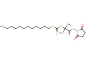 <span class='lighter'>N-HYDROXYSUCCINIMIDE</span> 2-(DODECYLTHIOCARBONOTHIOYLTHIO)ISOBUTYRATE