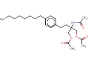 2-乙酰胺基-2-(4-辛基苯<span class='lighter'>乙基</span>)丙烷-1,3-<span class='lighter'>二</span>基<span class='lighter'>二</span><span class='lighter'>乙酸</span><span class='lighter'>酯</span>