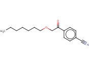 4-[2-(HEPTYLOXY)<span class='lighter'>ACETYL</span>]BENZONITRILE
