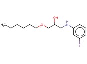 N-[3-(HEXYLOXY)-2-HYDROXYPROPYL]-<span class='lighter'>3-IODOANILINE</span>