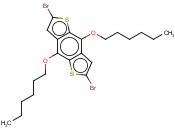 2,6-二<span class='lighter'>溴</span>-4,8-双(己氧基)-苯并[1,2-b:4,5-b']二<span class='lighter'>噻吩</span>