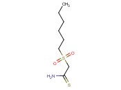 2-(<span class='lighter'>HEXANE</span>-1-SULFONYL)ETHANETHIOAMIDE