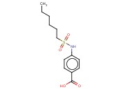 4-(<span class='lighter'>HEXANE</span>-1-SULFONYLAMINO)-BENZOIC ACID