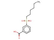 3-(<span class='lighter'>HEXANE</span>-1-SULFONYL)BENZOIC ACID