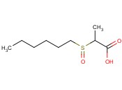 2-(<span class='lighter'>HEXANE</span>-1-SULFINYL)PROPANOIC ACID