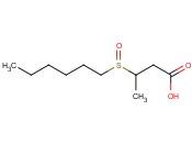 3-(<span class='lighter'>HEXANE</span>-1-SULFINYL)BUTANOIC ACID