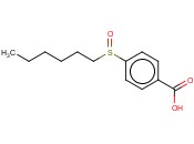 4-(<span class='lighter'>HEXANE</span>-1-SULFINYL)BENZOIC ACID