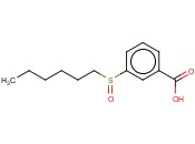 3-(<span class='lighter'>HEXANE</span>-1-SULFINYL)BENZOIC ACID