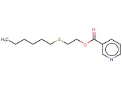 2-(HEXYLTHIO)ETHYL <span class='lighter'>NICOTINATE</span>