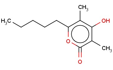 <span class='lighter'>4-HYDROXY-3,5-DIMETHYL-6-PENTYL-2H-PYRAN-2-ONE</span>