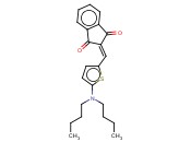 2-[[5-(二丁基氨基)-2-噻嗯基]亚甲基]-1H-<span class='lighter'>茚</span>-1,3(2H)-二<span class='lighter'>酮</span>