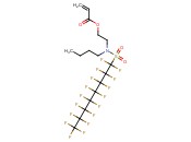2-丙烯<span class='lighter'>酸</span>-2-[丁基[(十七氟辛基)-磺酰基]-<span class='lighter'>氨基</span>]-乙基酯