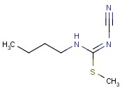 <span class='lighter'>3-CYANO-1-BUTYL-2-METHYLISOTHIOUREA</span>