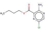 BUTYL 3-AMINO-6-<span class='lighter'>CHLOROPYRAZINE</span>-2-CARBOXYLATE
