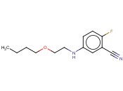 5-[(2-BUTOXYETHYL)AMINO]-<span class='lighter'>2-FLUOROBENZONITRILE</span>