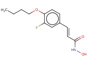 4-BUTOXY-3-FLUOROCINNAMOHYDROXAMIC ACID