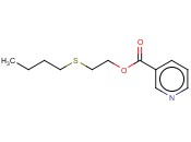 2-(BUTYLTHIO)ETHYL <span class='lighter'>NICOTINATE</span>