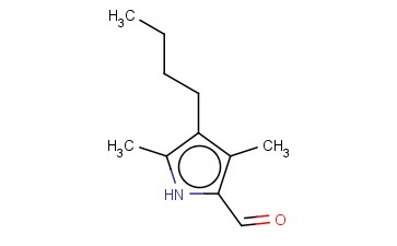 <span class='lighter'>1H-PYRROLE-2-CARBOXALDEHYDE</span>, <span class='lighter'>4-BUTYL-3,5-DIMETHYL-</span>