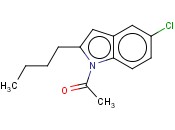 1-ACETYL-2-BUTYL-5-<span class='lighter'>CHLOROINDOLE</span>
