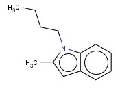 1-丁基-2-甲基<span class='lighter'>吲哚</span>