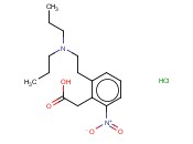 2-[2-(二丙基氨基)乙基]-6-<span class='lighter'>硝基苯乙酸盐酸盐</span>
