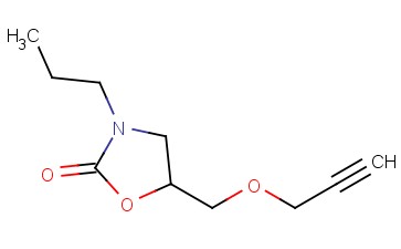 3-PROPYL-5-(2-PROPYNYLOXYMETHYL)-2-OXAZOLIDINONE