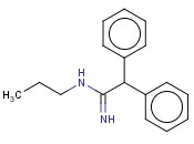 2,2-<span class='lighter'>DIPHENYL</span>-N-PROPYLETHANIMIDAMIDE