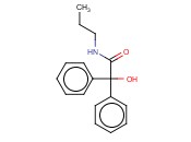 2-HYDROXY-2,2-<span class='lighter'>DIPHENYL</span>-N-PROPYLACETAMIDE