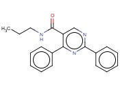 2,4-<span class='lighter'>DIPHENYL</span>-N-PROPYL-5-PYRIMIDINECARBOXAMIDE