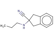 2-(PROPYLAMINO)-2,3-DIHYDRO-1H-<span class='lighter'>INDENE</span>-2-CARBONITRILE