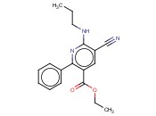 ETHYL 5-CYANO-2-PHENYL-6-(PROPYLAMINO)<span class='lighter'>NICOTINATE</span>