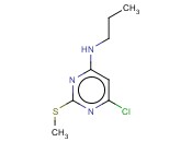 4-CHLORO-2-(METHYLTHIO)-6-(PROPYL<span class='lighter'>AMINO</span>)PYRIMIDINE