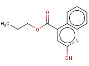 PROPYL 2-<span class='lighter'>HYDROXYQUINOLINE</span>-4-CARBOXYLATE