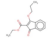 ETHYL 1-OXO-3-PROPOXY-1H-<span class='lighter'>INDENE</span>-2-CARBOXYLATE