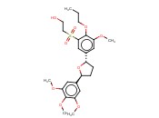 (2S,5S)-2-[3-[[2-[(叔丁基二甲基硅)<span class='lighter'>氧</span>]<span class='lighter'>乙基</span>]磺<span class='lighter'>酰</span><span class='lighter'>基</span>]-5-<span class='lighter'>甲</span>氧基-4-丙氧基<span class='lighter'>苯基</span>]-5-(3,4,5-<span class='lighter'>三甲</span>氧基<span class='lighter'>苯基</span>)四氢呋喃