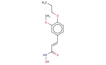 3-METHOXY-4-PROPOXYCINNAMOHYDROXAMIC ACID