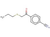 4-[2-(PROPYLSULFANYL)<span class='lighter'>ACETYL</span>]BENZONITRILE