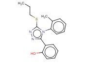 (6Z)-6-[4-(2-甲基苯基)-5-(<span class='lighter'>丙基</span>硫烷基)-2,4-二氢-3H-1,2,4-三唑-3-亚基]环己-2,4-二烯-1-<span class='lighter'>酮</span>