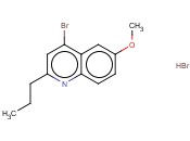 4-BROMO-6-METHOXY-2-PROPYLQUINOLINE <span class='lighter'>HYDROBROMIDE</span>