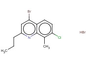 4-BROMO-7-CHLORO-8-METHYL-2-PROPYLQUINOLINE <span class='lighter'>HYDROBROMIDE</span>