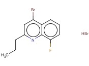 4-BROMO-8-FLUORO-2-PROPYLQUINOLINE <span class='lighter'>HYDROBROMIDE</span>