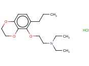 2-((6-PROPYL-1,4-BENZODIOXAN-5-YL)OXY)TRIETHYLAMINE HYDROCHLORIDE