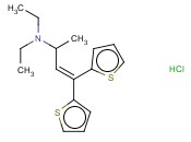 二(乙基)[1-甲基-3,3-二(<span class='lighter'>噻吩</span>-2-<span class='lighter'>基</span>)烯丙基]氯化铵