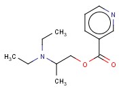 2-(DIETHYLAMINO)PROPYL <span class='lighter'>NICOTINATE</span>