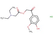 ALPHA-DIETHYLAMINOACETOXY-4-HYDROXY-3-METHOXYACETOPHENONE HYDROCHLORIDE