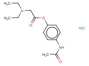 二乙胺基乙酸 4-(乙酰胺基)苯<span class='lighter'>酯</span><span class='lighter'>盐酸盐</span>