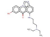 5-((3-二乙胺基)<span class='lighter'>丙基</span>)氨基-8-羟基-6H-咪唑并(4,5,1-脱)吖啶- 6-<span class='lighter'>酮</span>